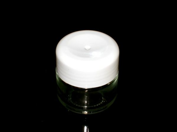 Pote de vidro tampa plástica 30ml